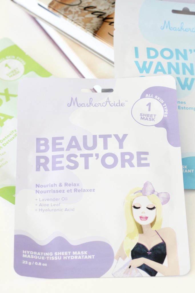 Maskeraide Beauty Rest'ore Nourish and Relax sheet mask