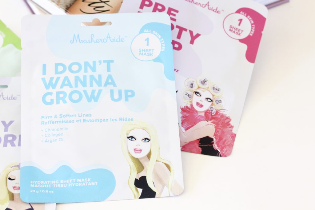 MaskerAide I don't wanna grow up firm and soften lines sheet mask