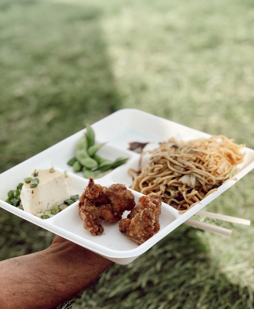 What I Ate at the Edmonton Heritage Festival - Japanese Bento Box 