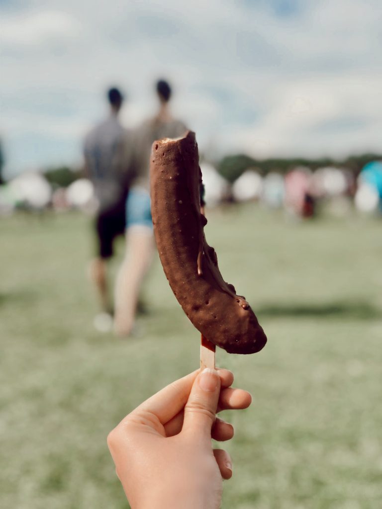 What I Ate at the Edmonton Heritage Festival - Peru Chocolate covered frozen banana