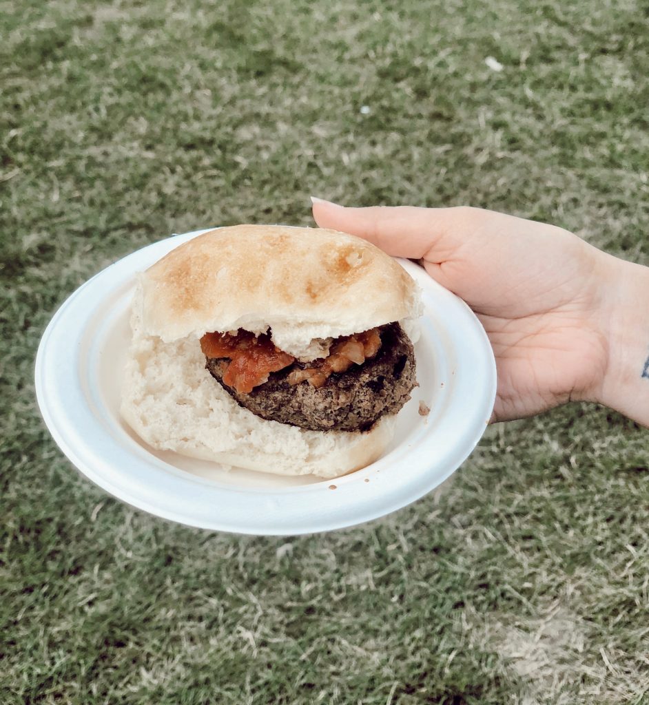 What I Ate at the Edmonton Heritage Festival - Australian Kangaroo Burger