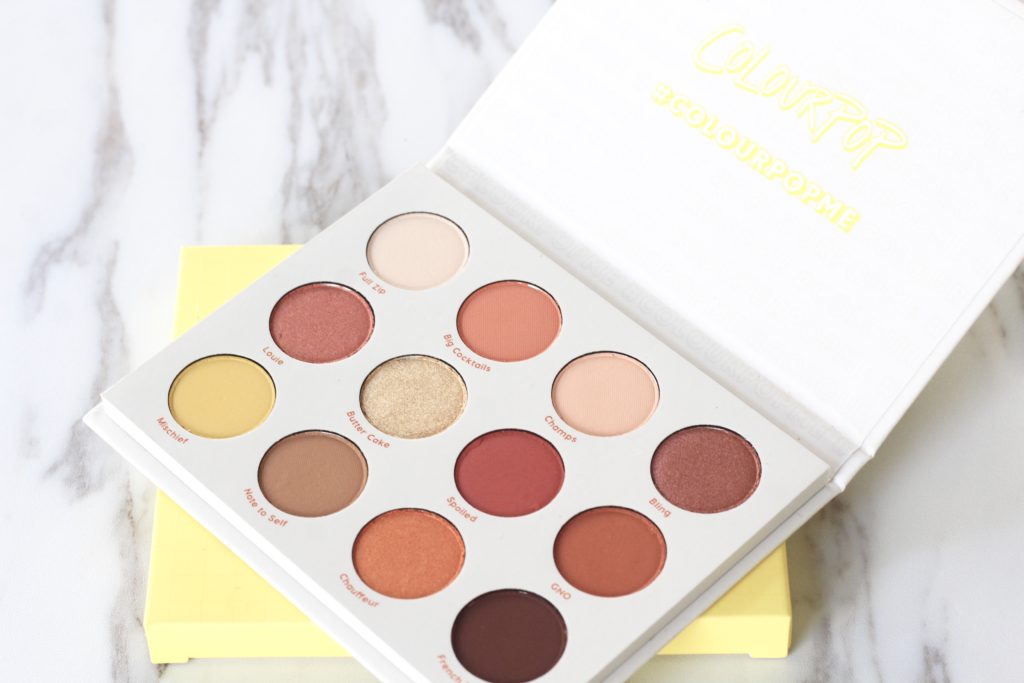 Colourpop Yes, Please! Eyeshadow Palette eyeshadow look on eyes