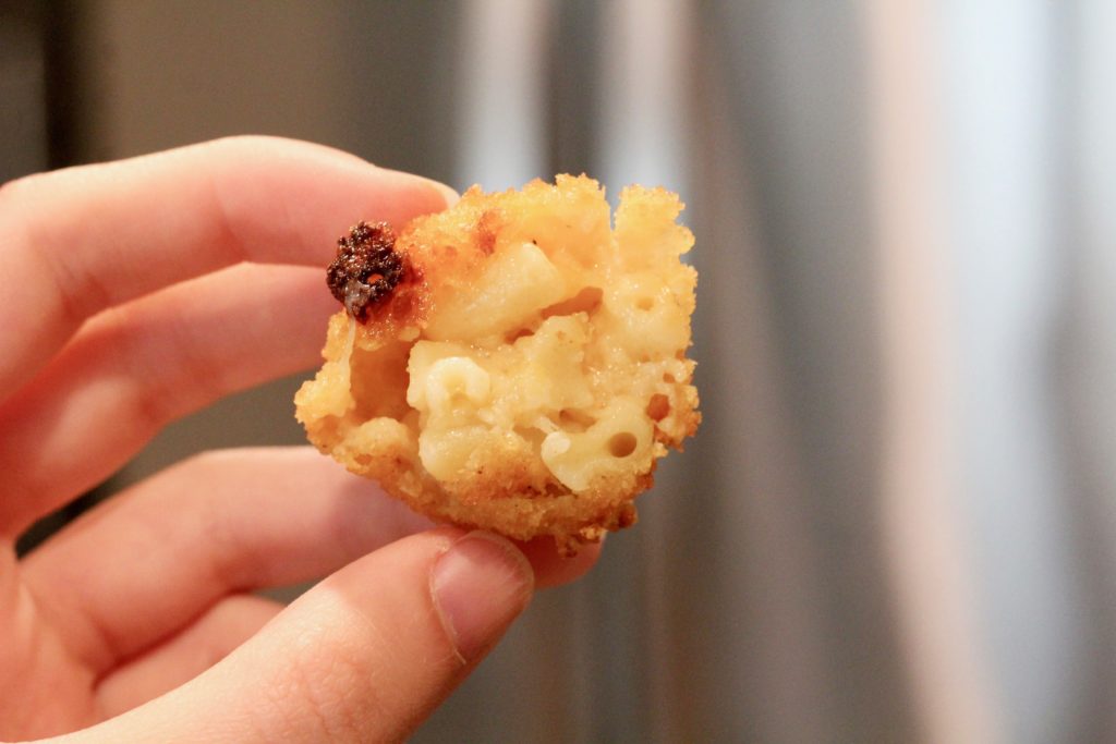 What I ate in San Francisco trader's joes mac and cheese bites