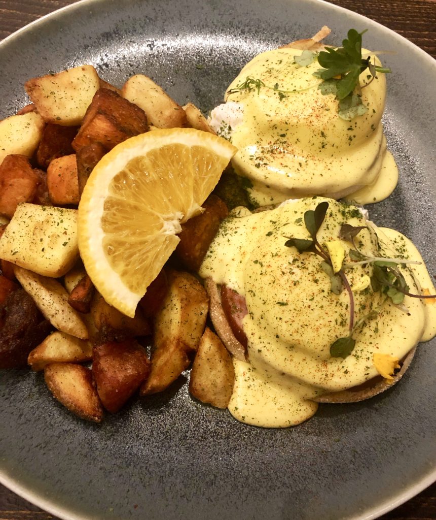 What I ate in San Francisco eggs benedict