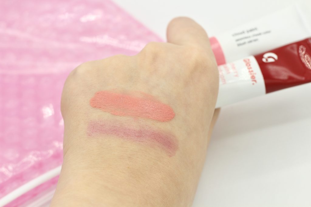 Glossier Balm Dotcom Swatches