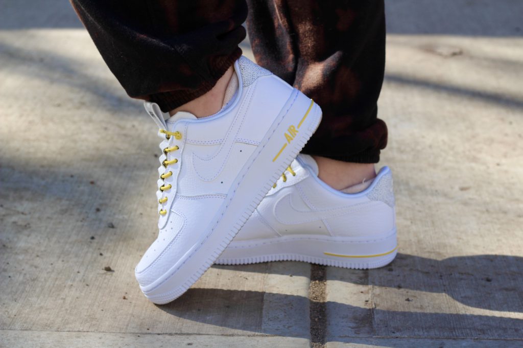 Nike Air Force 1 Lux White Chrome Yellow