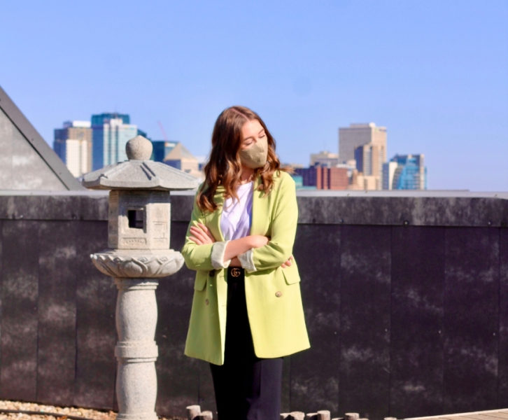 Aritzia Pistachio Cherrelle Blazer