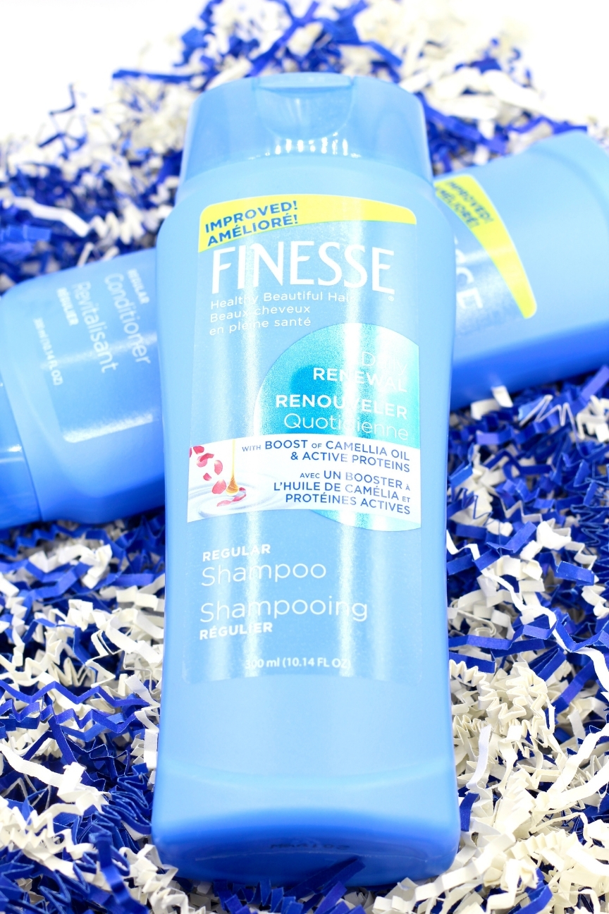 Finesse improved daily renewal shampoo and conditioner