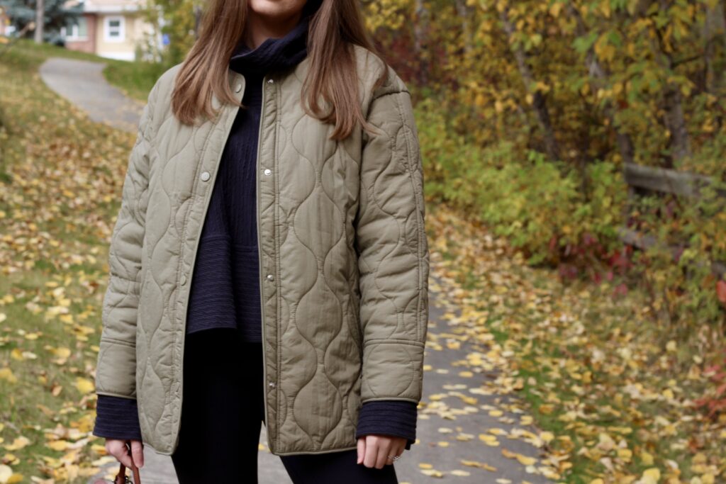 Fall quilted jacket