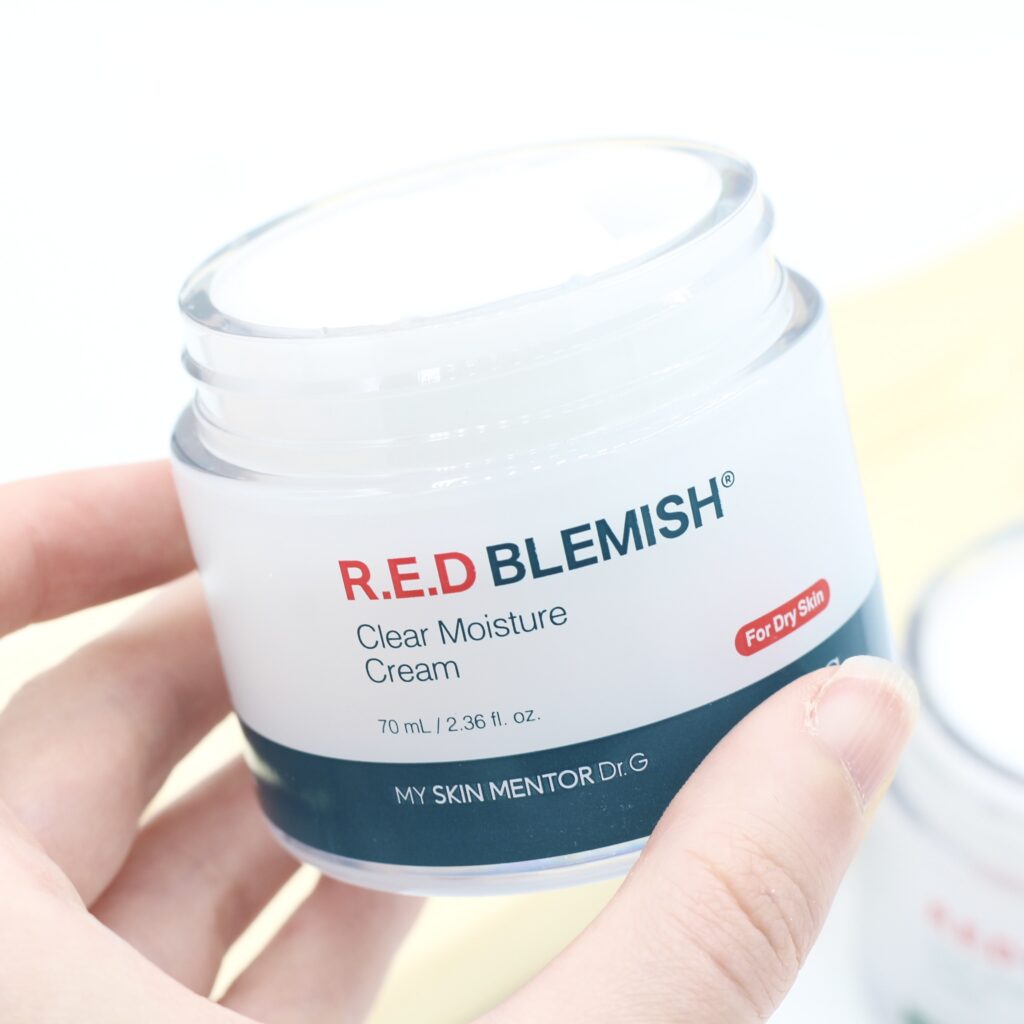 Clinically formulated DR.G R.E.D Moisture Cream for sensitive, blemish-prone skin