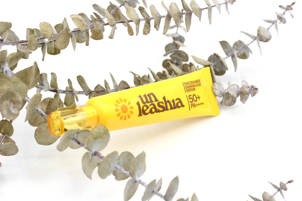 Unleashia Niacinamide Banana Sun Serum review