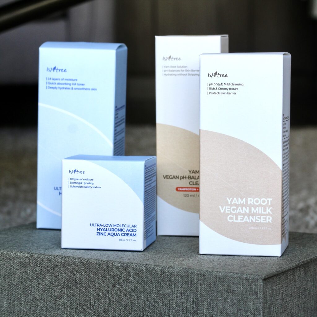 Isntree Korean skincare products